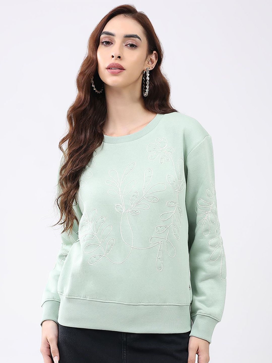 Monte Carlo Women Embroidered Pullover Sweatshirt-picture-12