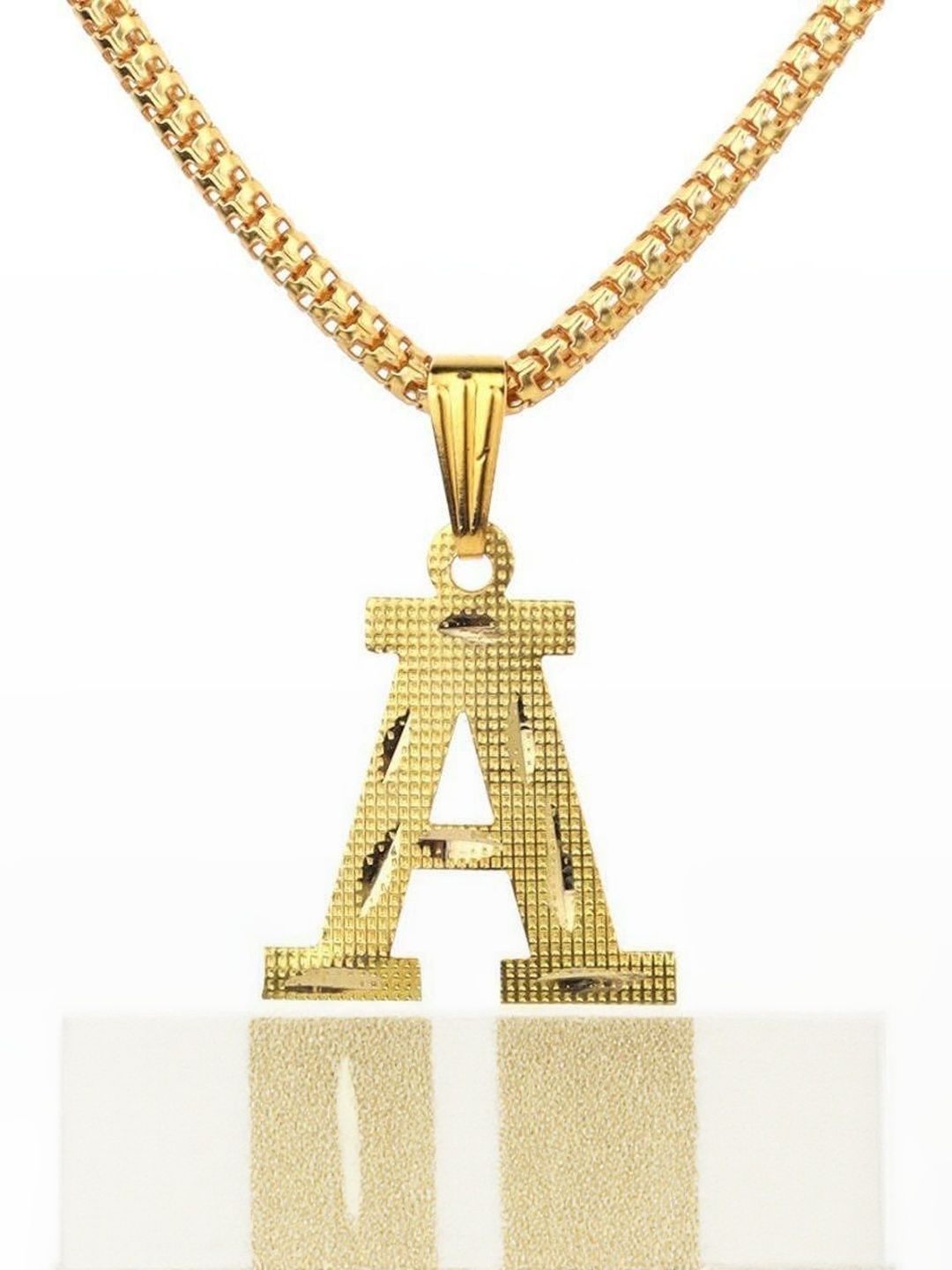 Rashifaashion Unisex Stainless Steel Quirky Shaped Pendant With Chain-picture-40