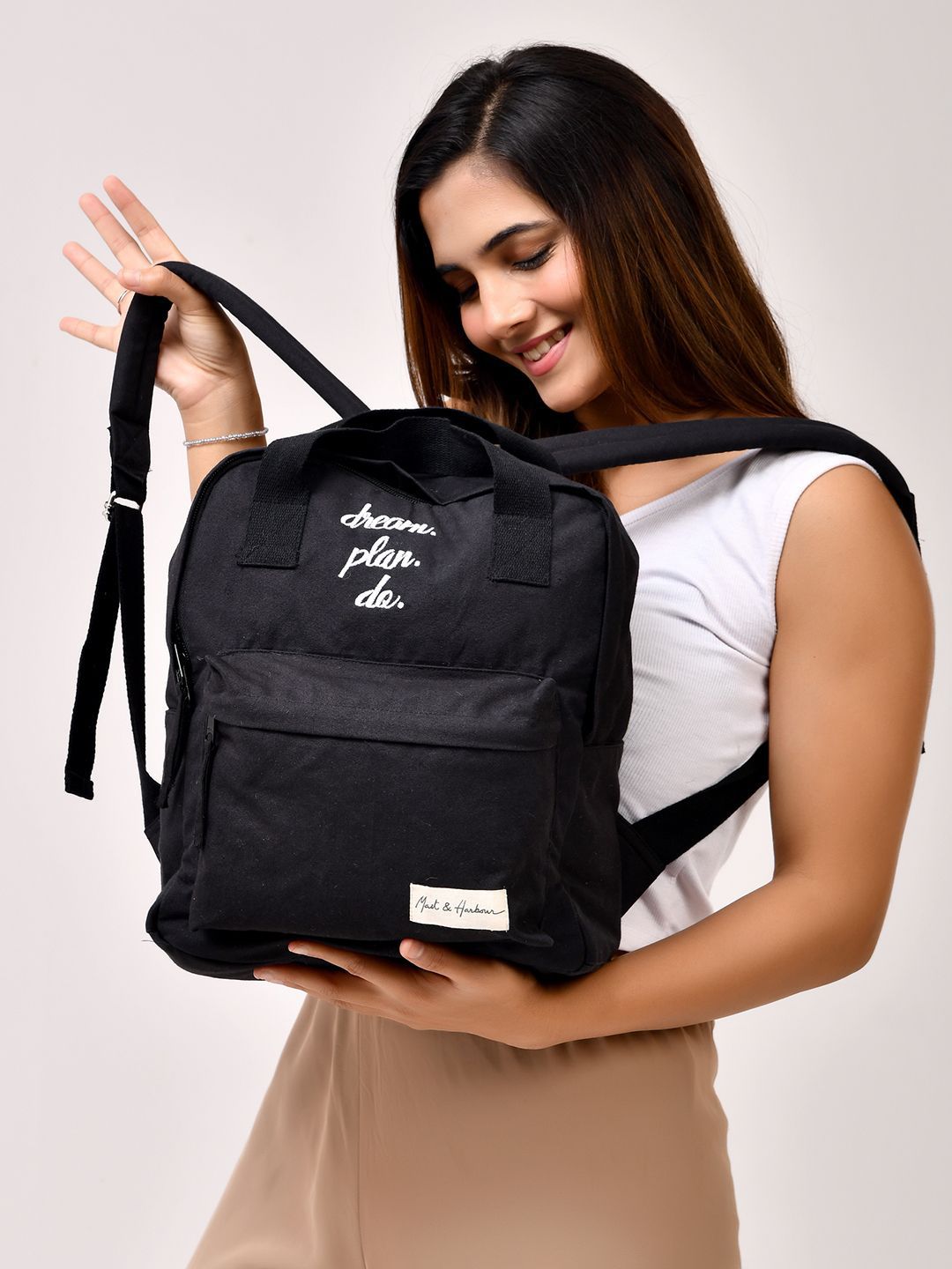 Mast & Harbour Women Embroidered Backpack-picture-18