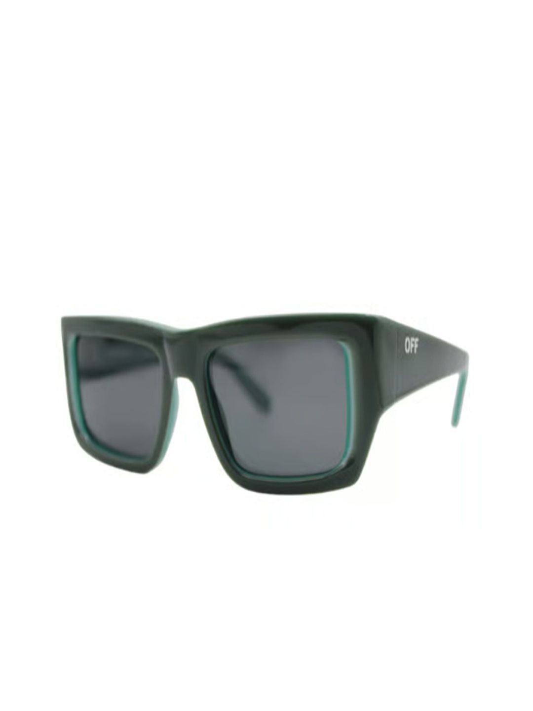 Off-White Unisex Grey Lens & Green Square Sunglasses with-image-44