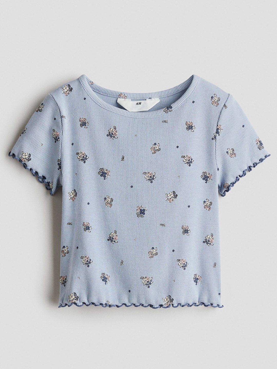 H&M Ribbed Cotton Jersey Top-picture-35