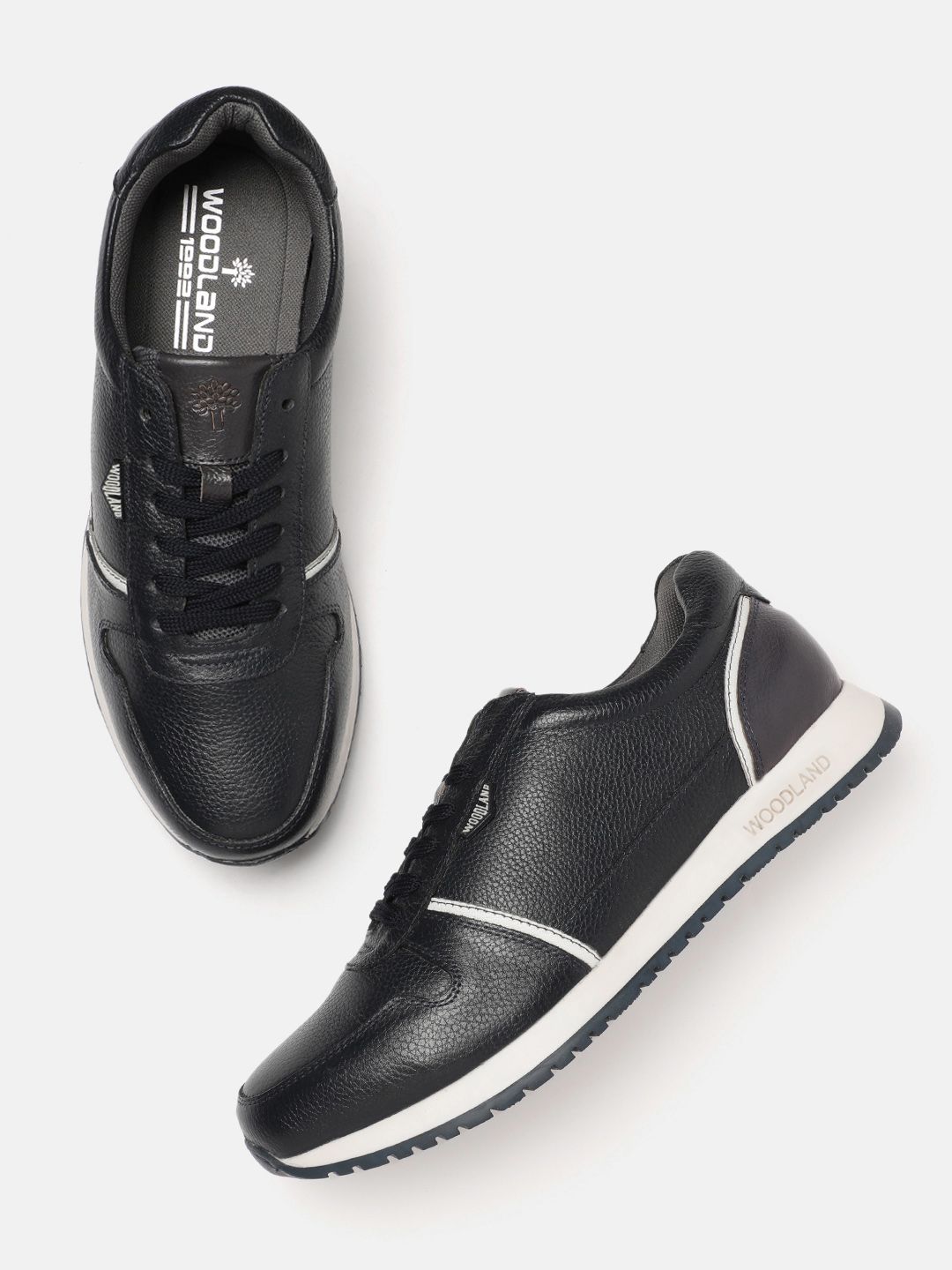 Woodland Men Leather Everyday Sneakers-picture-36