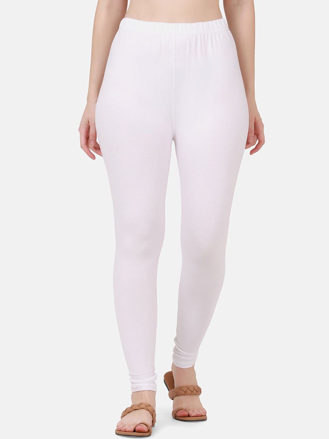 VANSIRI Pure Cotton Slim-Fit Churidar Length Leggings