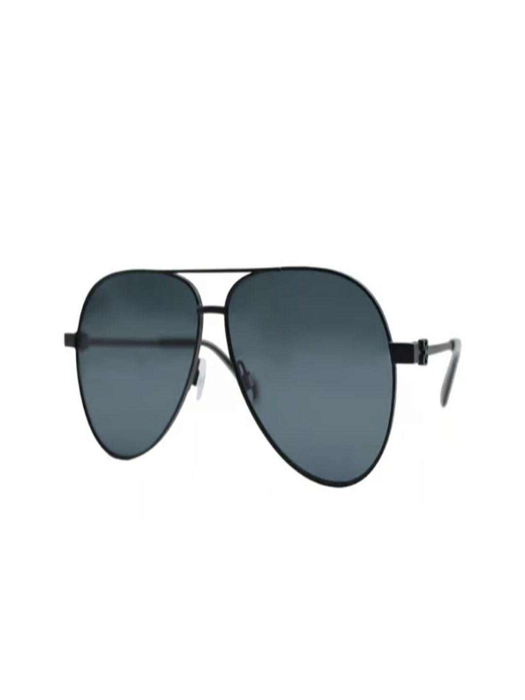 Off-White Unisex Grey Lens & Black Aviator Sunglasses with-image-39