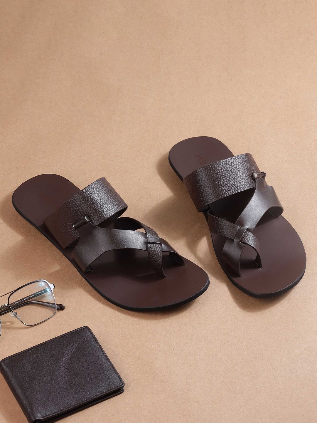 Metro Men Solid Rubber Thong Flip-Flops-image-32