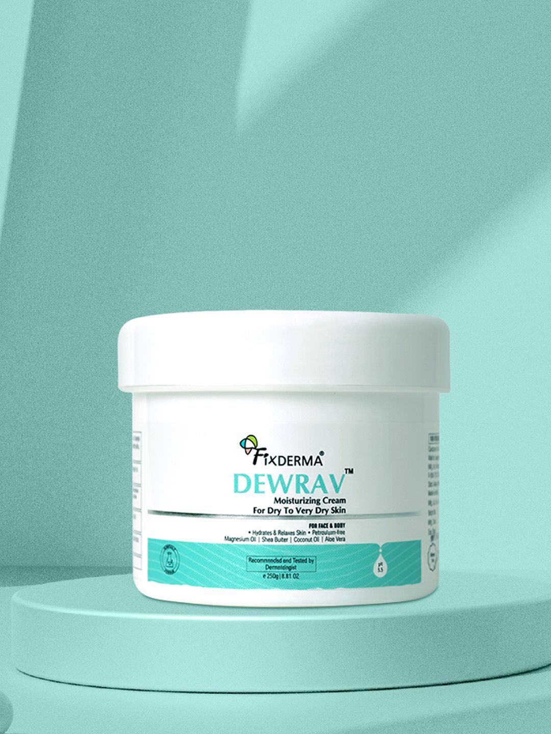 FIXDERMA Dewrav Moisturizing Cream For Face & Body Deeply Hydrates - 250 g-image-31