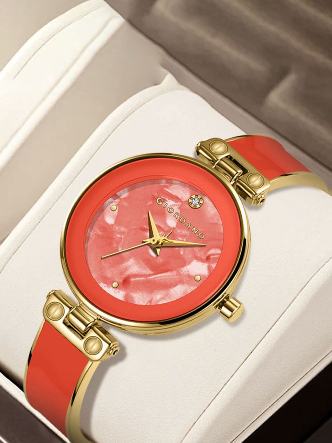 GIORDANO Women Mother of Pearl Dial & Stainless Steel Straps Analogue Watch GZ-60099-55-picture-37