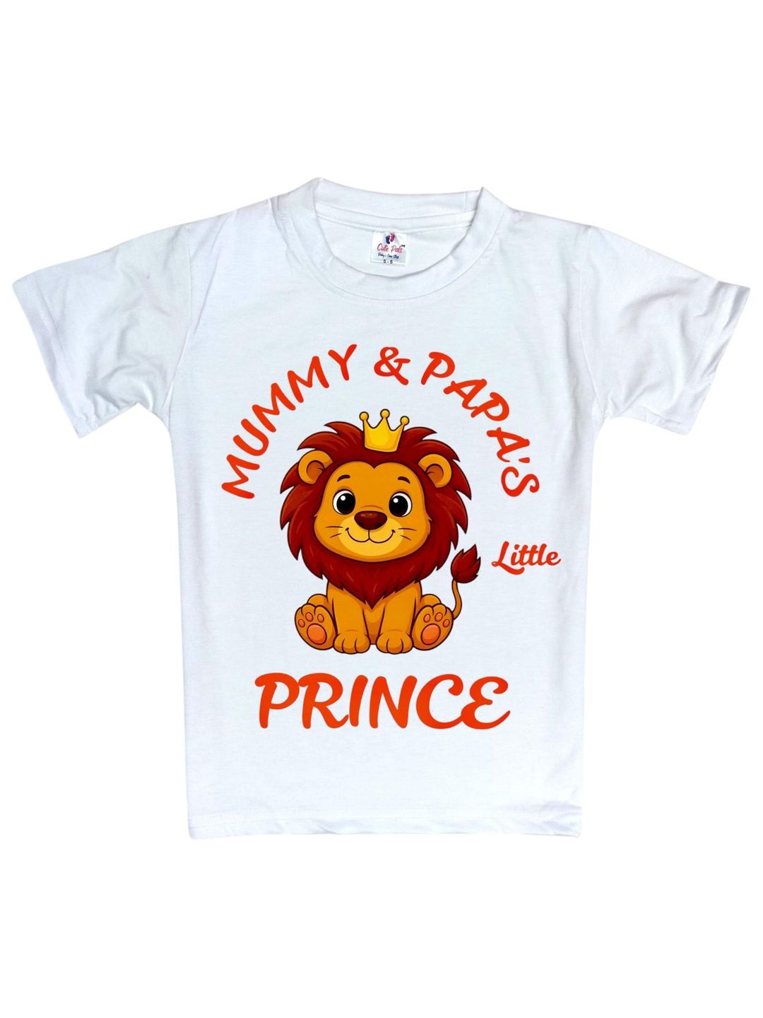 Cute Pals Kids-Unisex White Cotton Graphic Printed Tshirts-picture-55