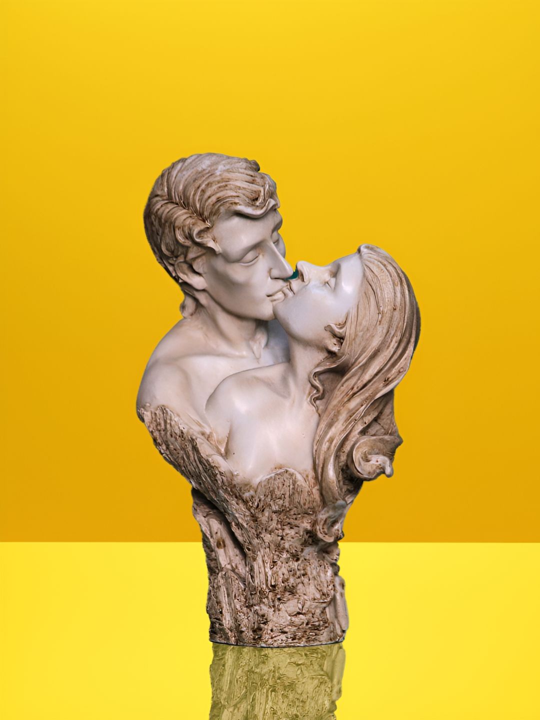 MISS PEACH White And Beige Valentine Figurine Matte Showpiece-image-41