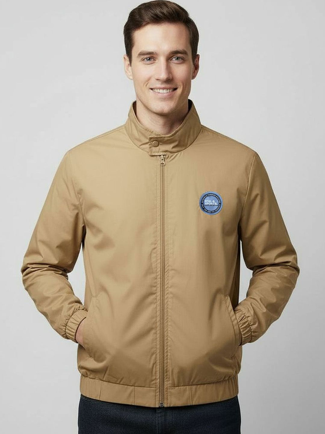 HRX by Hrithik Roshan Men Mock Collar Solid Sporty Jacket-picture-40