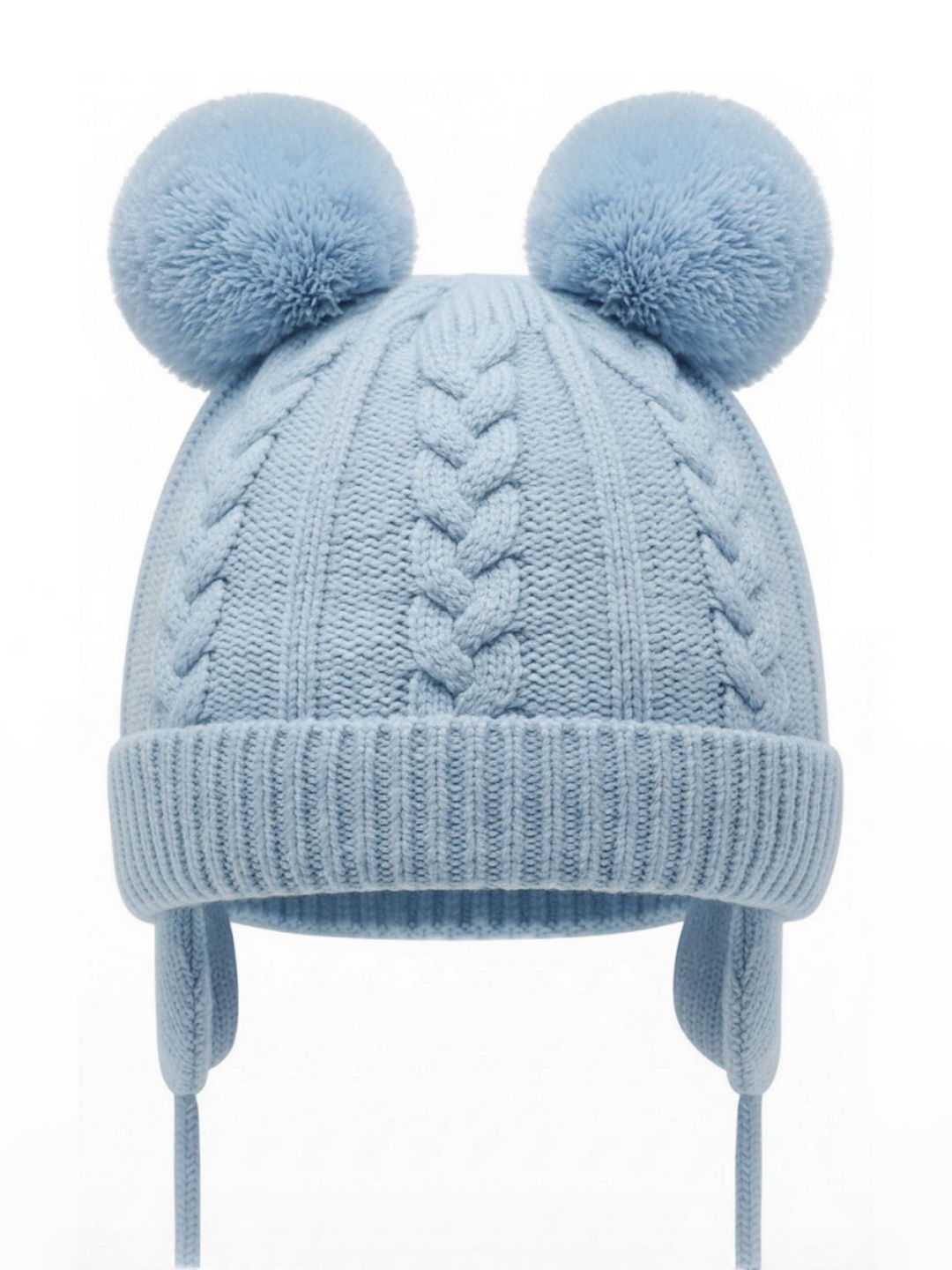 Adorazone Kids Woollen Beanie With Pom Pom-picture-18