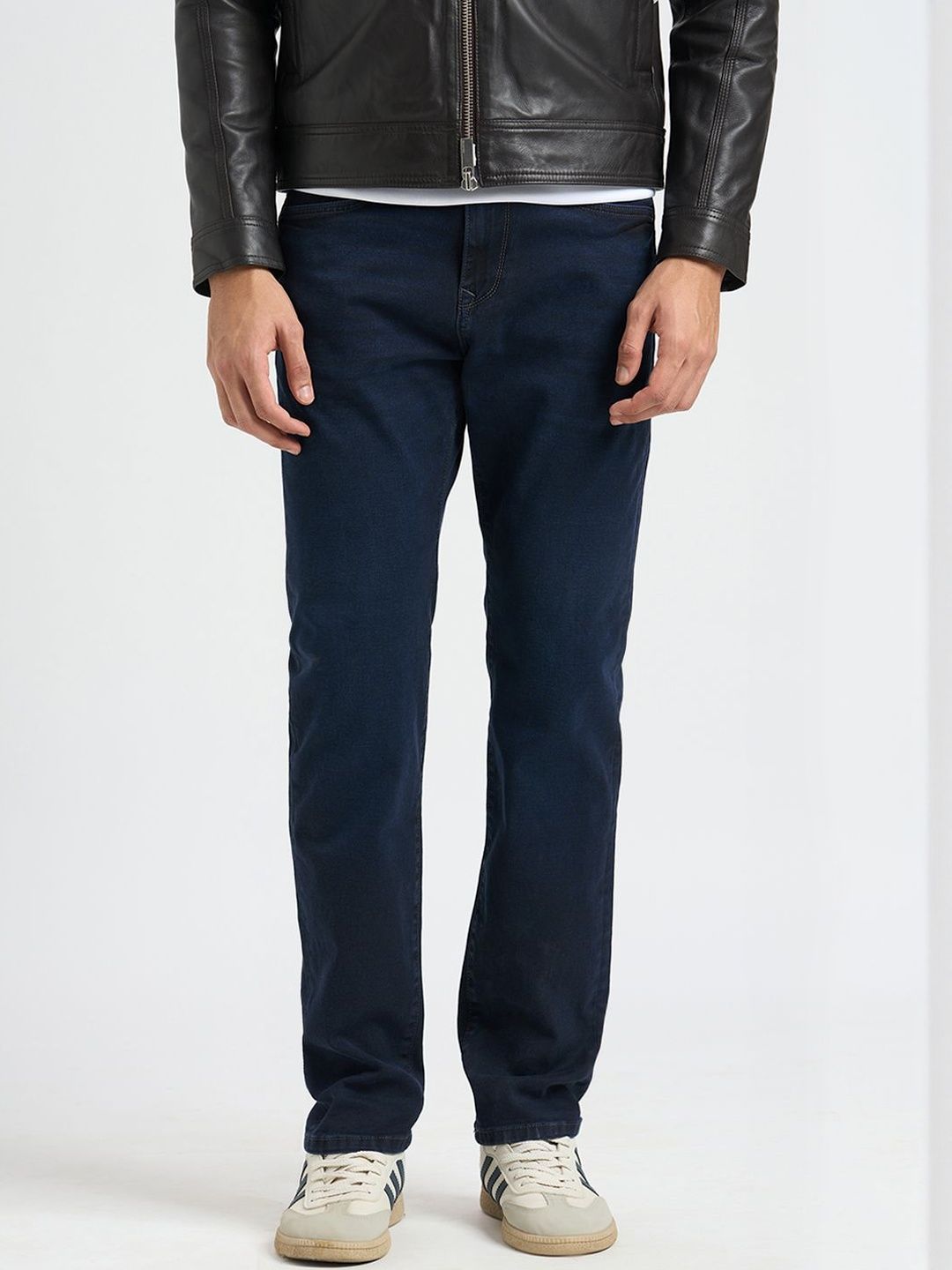 SELECTED Men Straight Fit Mid-Rise Stretchable Jeans-picture-50