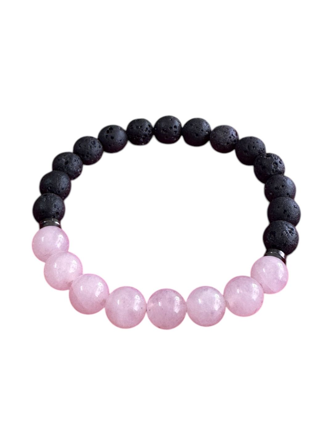 Gems Guru Unisex Pink Metal Crystals Drawstring Bracelet-picture-37