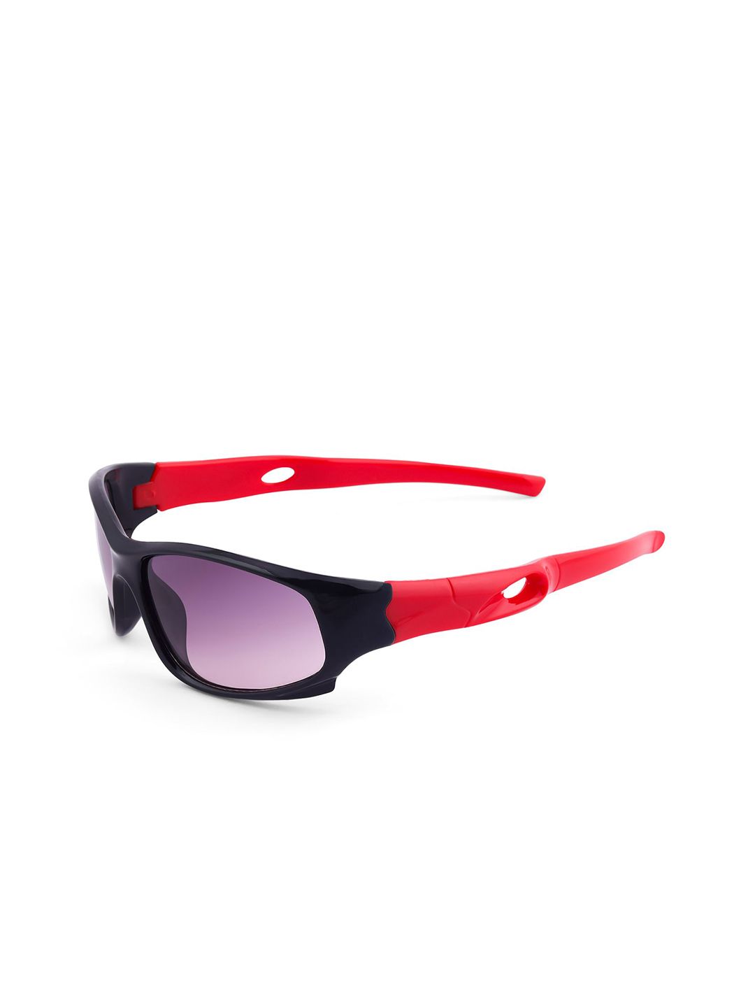 KIDSUN Boys Sports Sunglasses with UV Protected Lens SP1572_BLACK_RED