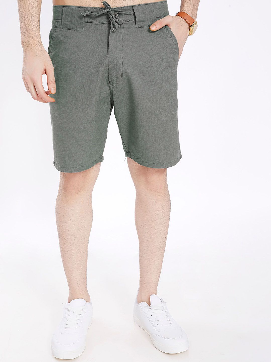 THE BEETEL HOUSE Men Relaxed Fit Mid-Rise Shorts-picture-28