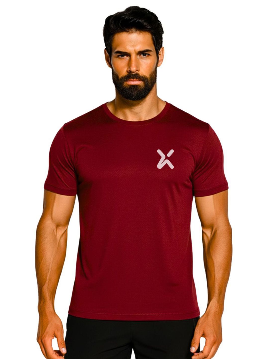 3Colors Men Brand Logo Printed T-shirt-picture-29