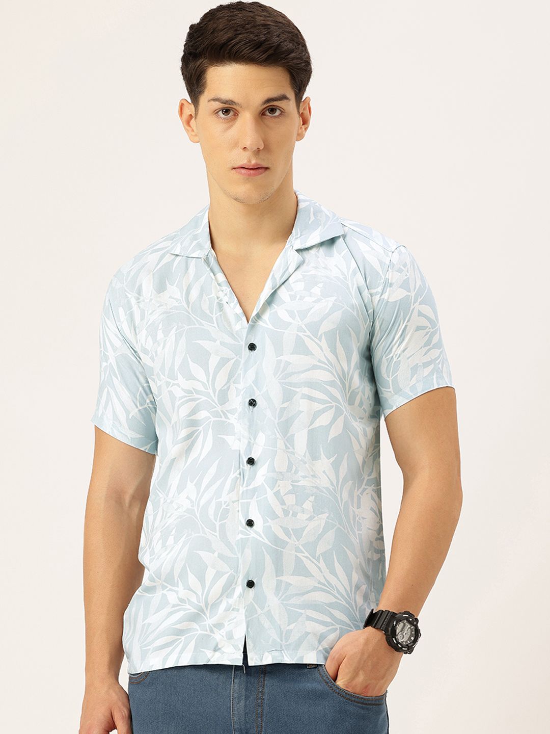 FIFTY TWO Tropical Printed Casual Shirt-picture-6