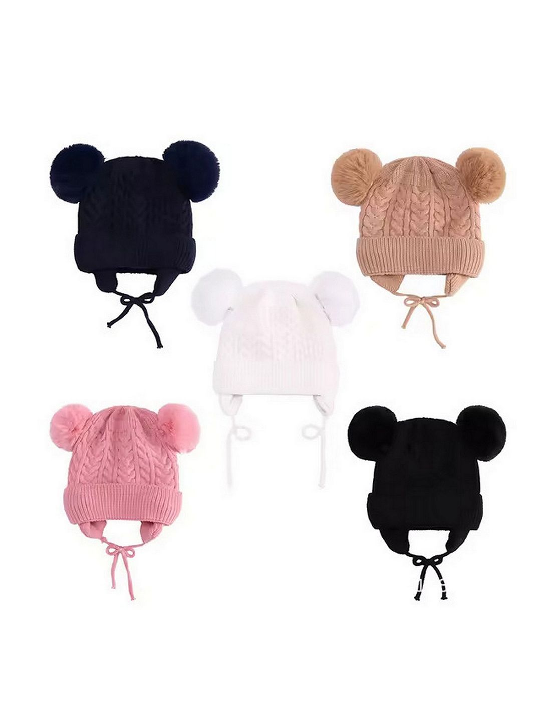 Infispace Unisex Kids Woollen Beanie-image-46