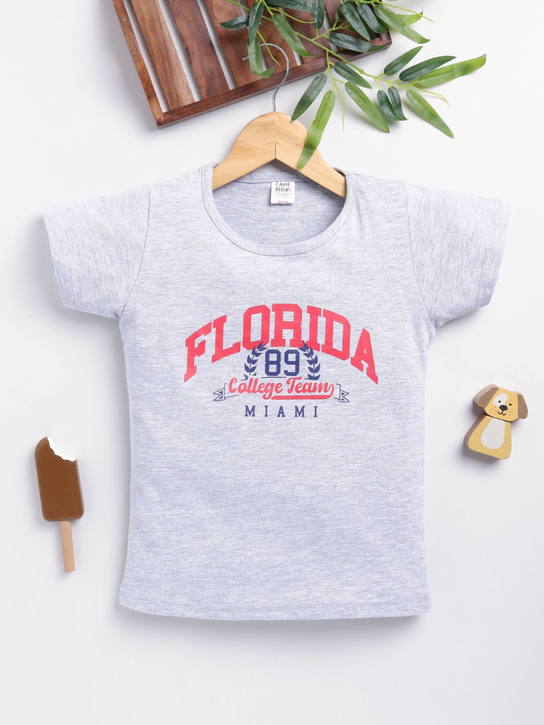 Here&Now X Game Begins Girls Graphic Printed T-shirt-picture-31
