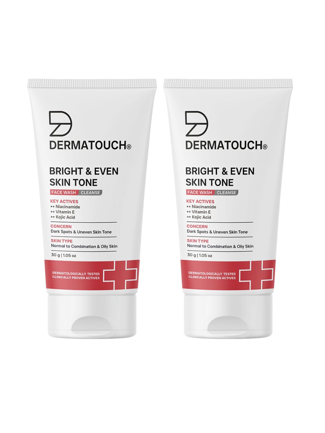 Dermatouch Set Of 2 Bright & Even Tone Face Wash - 30 g Each-image-43
