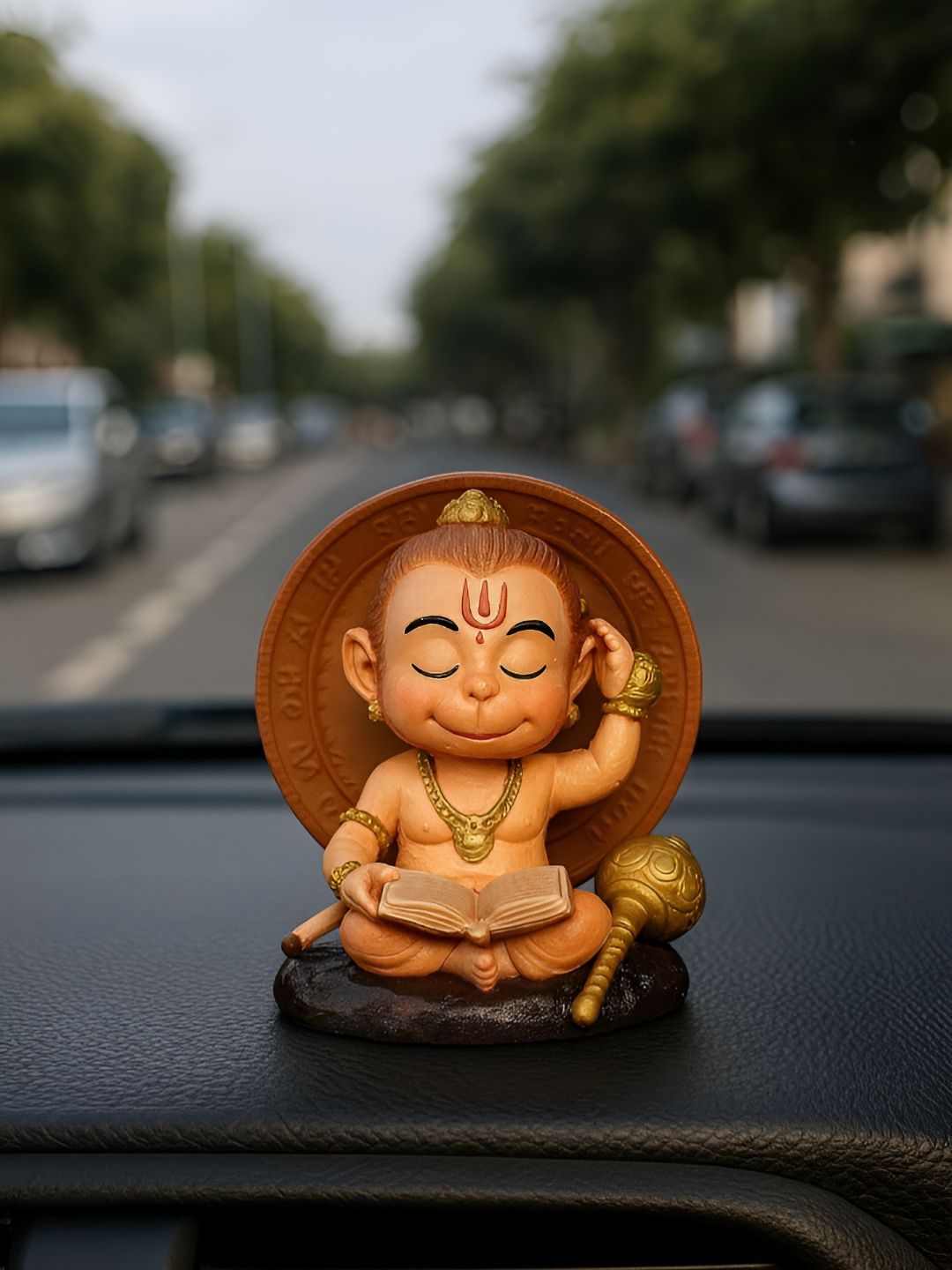 MISS PEACH Beige Lord Hanuman Showpiece-image-10
