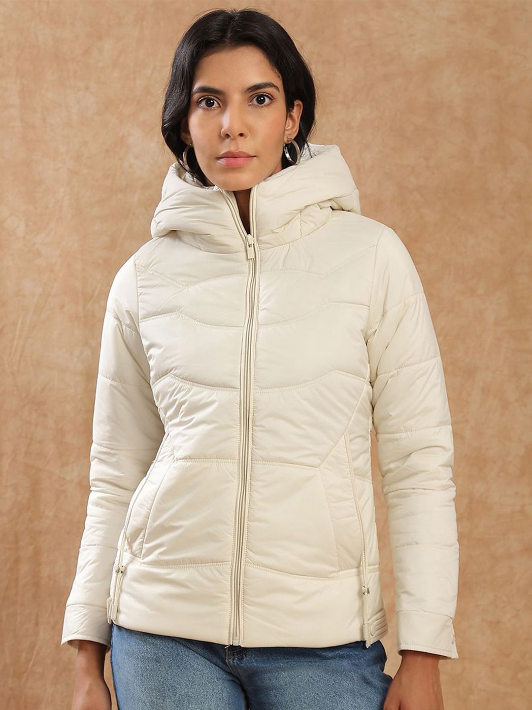 Globus Women Hooded Solid Insulator Puffer Jacket-image-30
