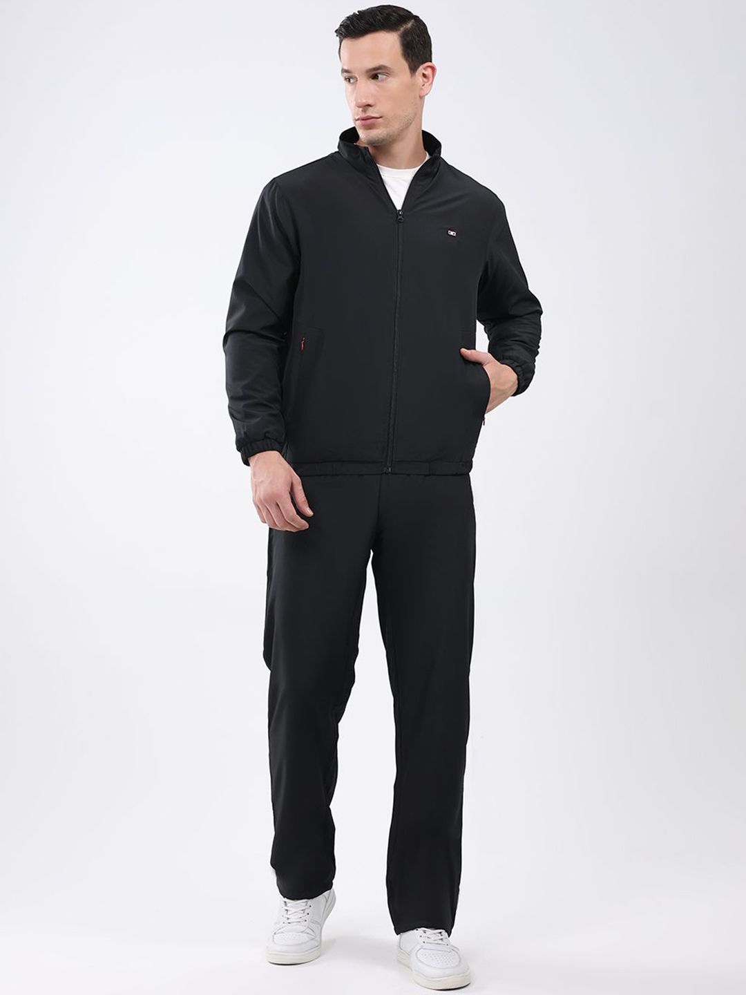 Monte Carlo Men Mock Collar Mid-Rise Tracksuit-image-38