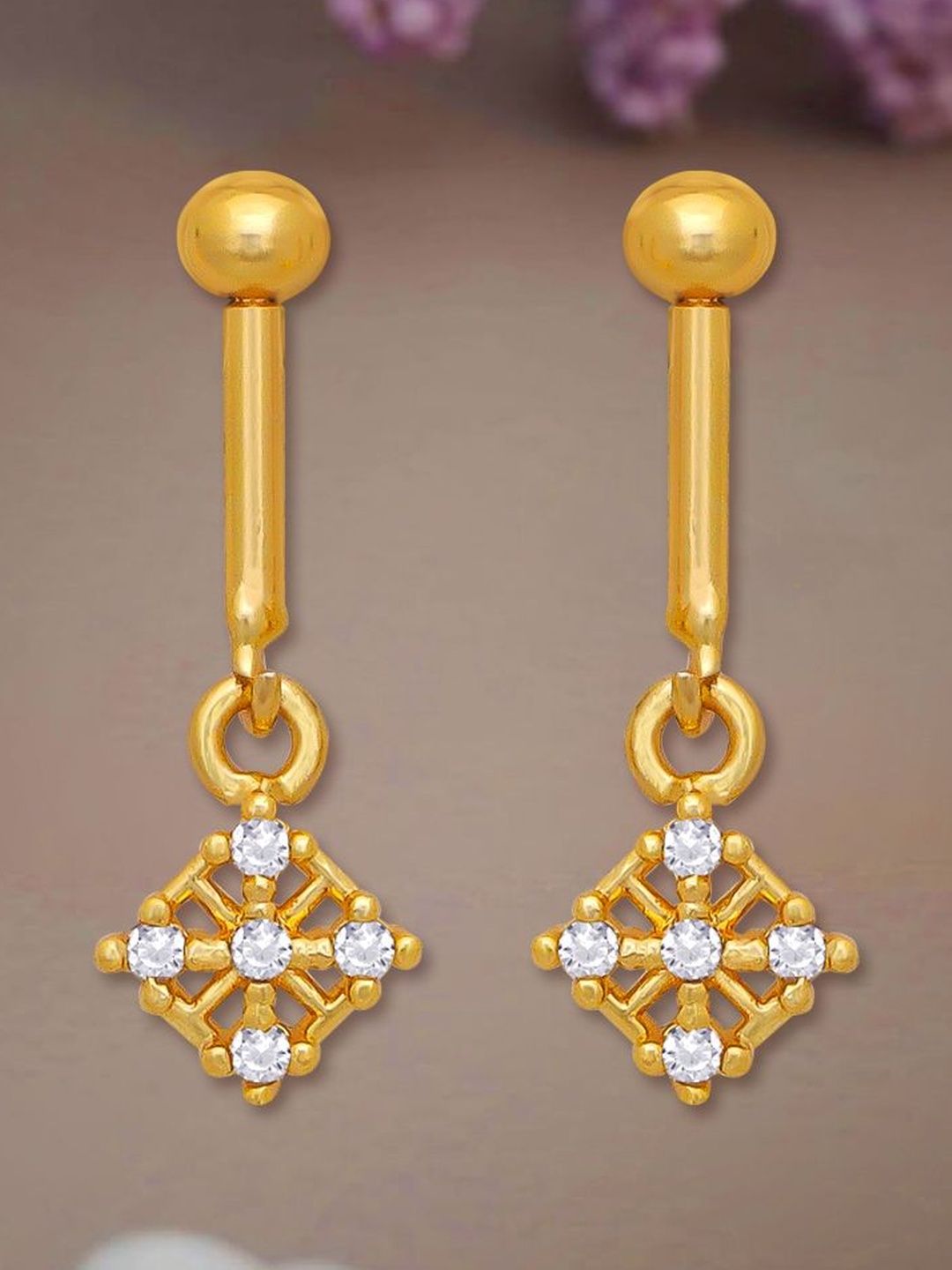 Raj And Deb Gold-Plated Brass Earrings-picture-26