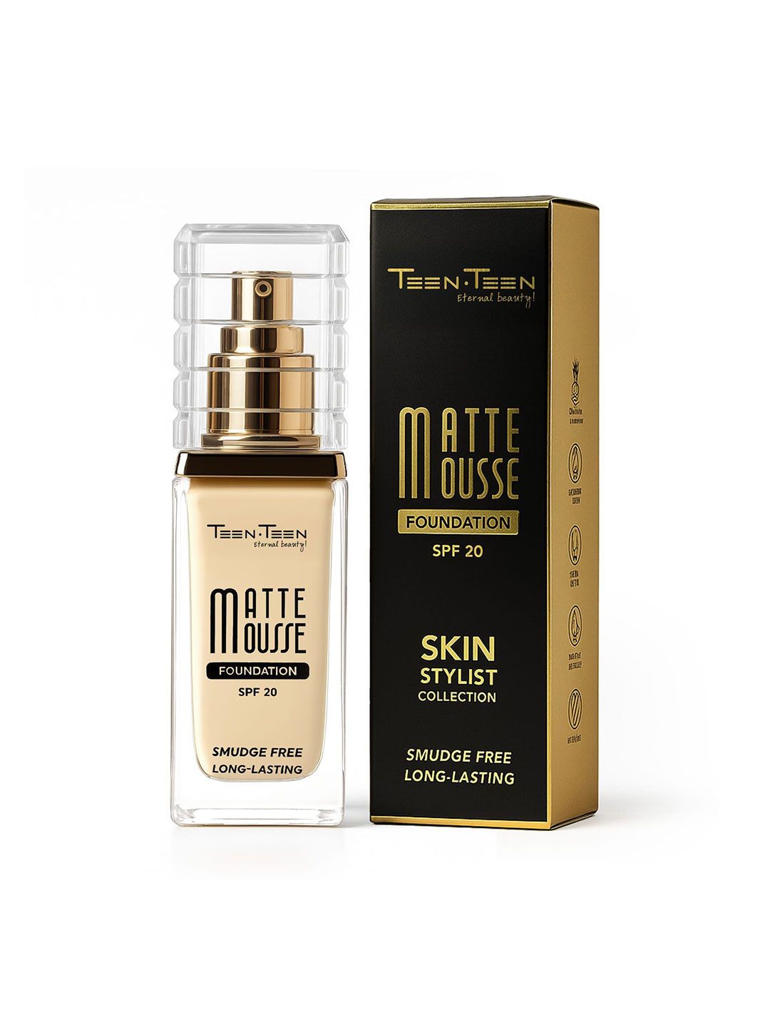 TEEN TEEN COSMETICS Matte Mousse Long Lasting Foundation SPF 20 - 40 ml - Shade - 03-image-37