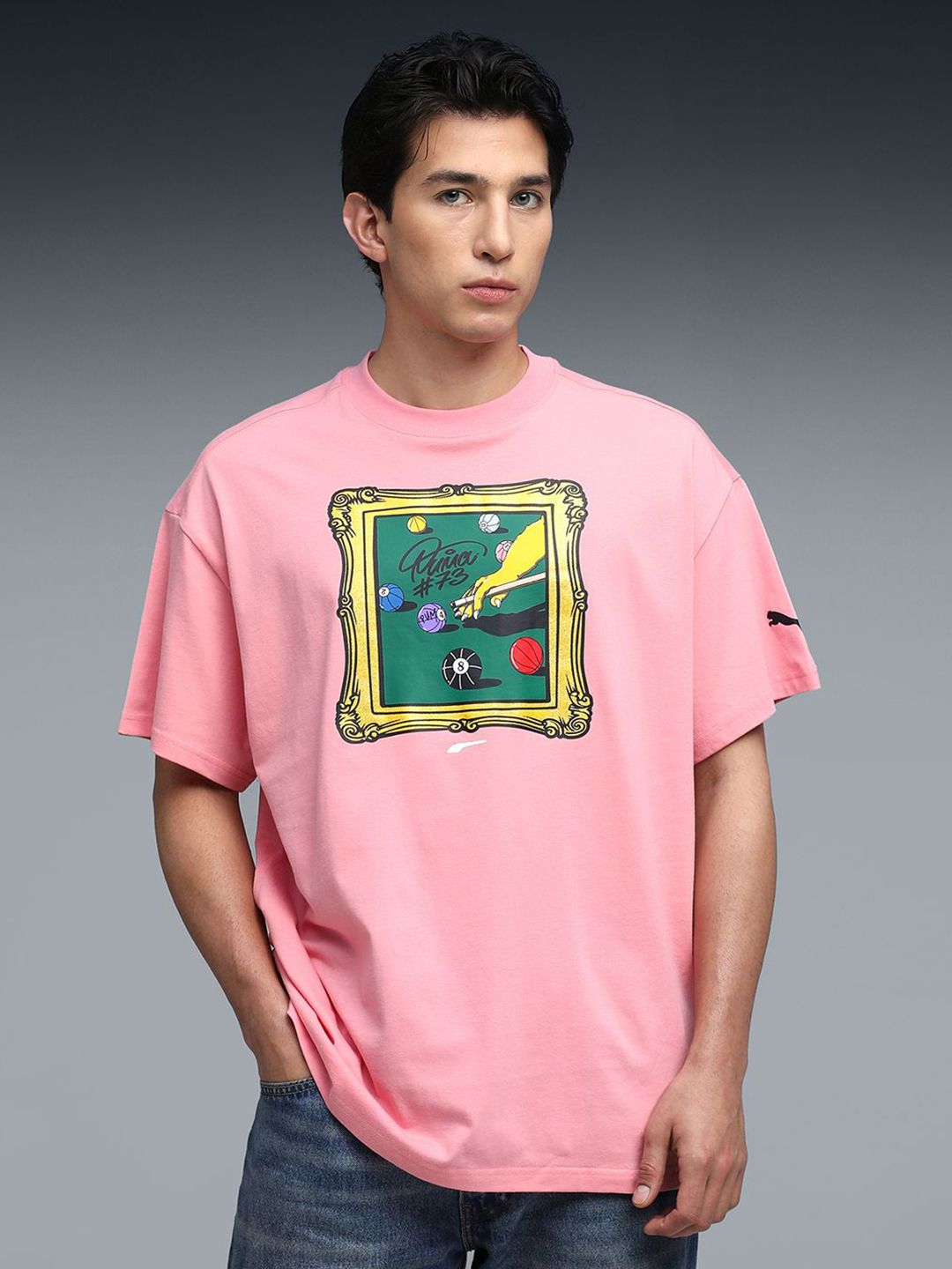 Puma Commissioner Dylan Men's Cotton Tee V-picture-12