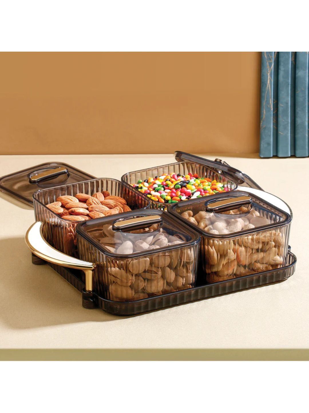 DeoDap Delight 4-Piece Dryfruit Storage Box-picture-13