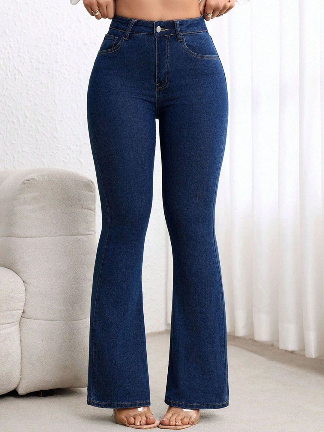 Aadvi Fashion Women Jean Bootcut High-Rise Stretchable Jeans-picture-15