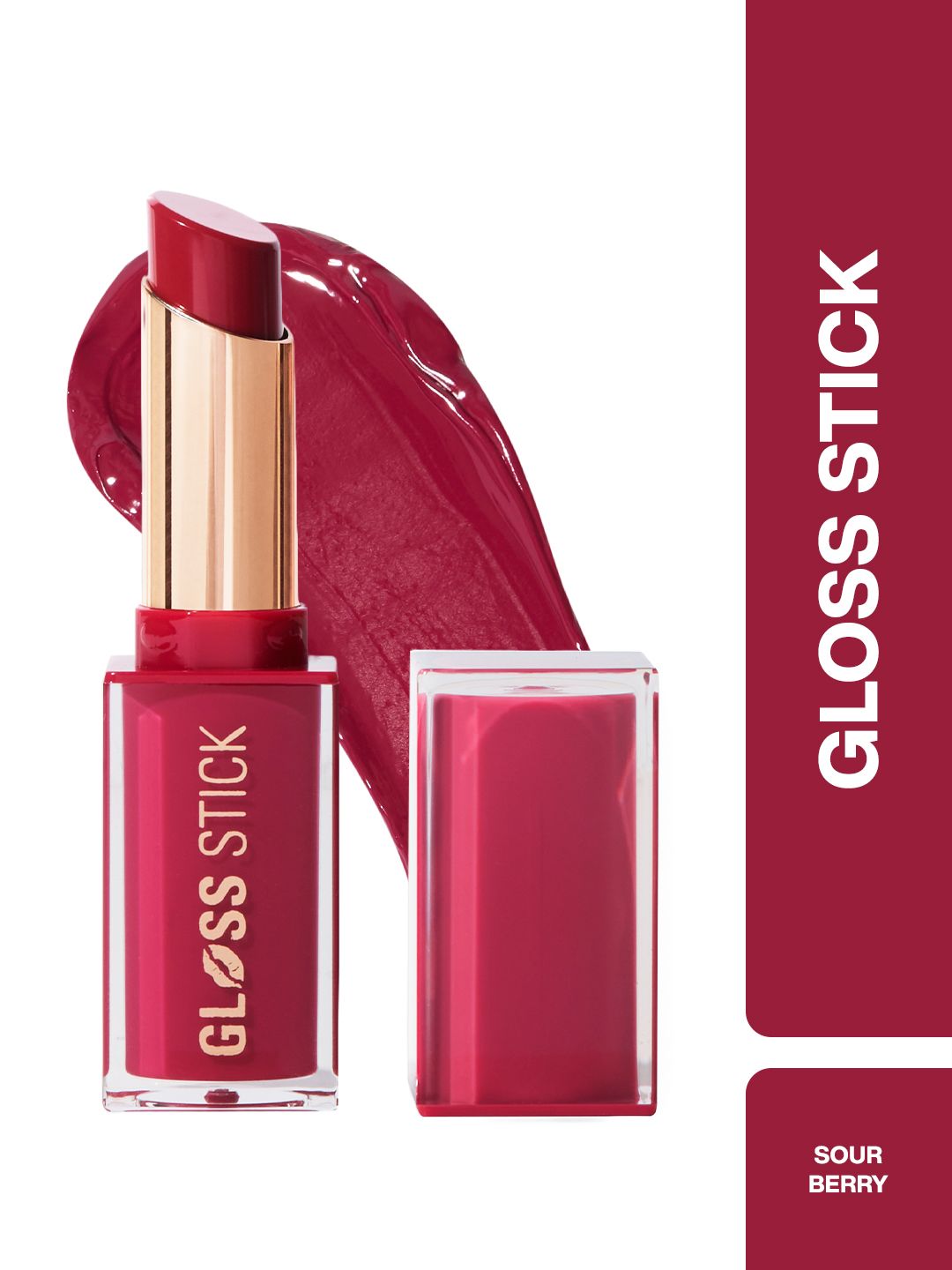 Makeup Revolution London Pout Lip Gloss Stick With Vitamin E - 3 g - Sour Berry-picture-53