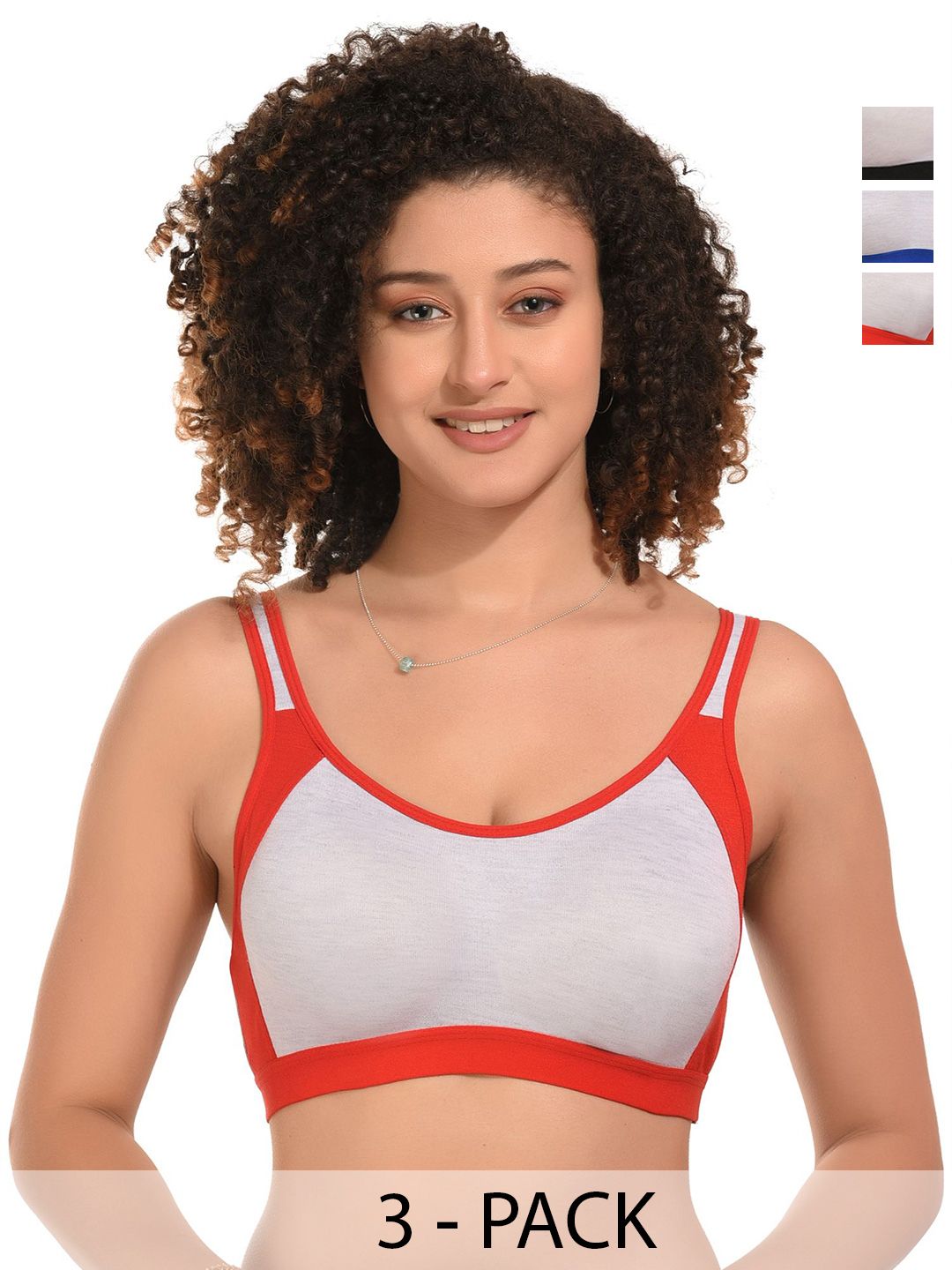 Kinza soft. Colourblocked Bra Full Coverage Underwired-picture-23