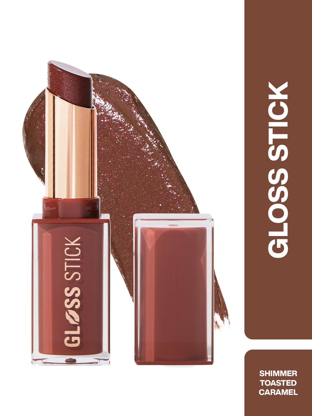 Makeup Revolution London Pout Lip Gloss Stick With Vitamin E - 3 g - Toasted Caramel-image-9