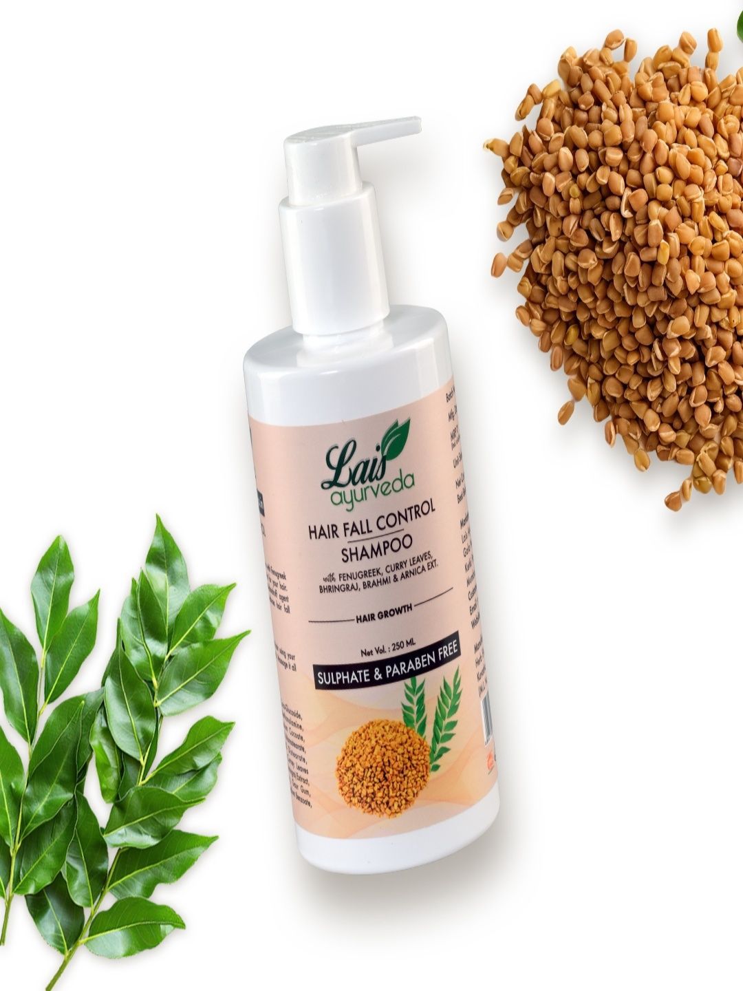 LAIS AYURVEDA Hair Fall Control Shampoo - 250 ml-image-1