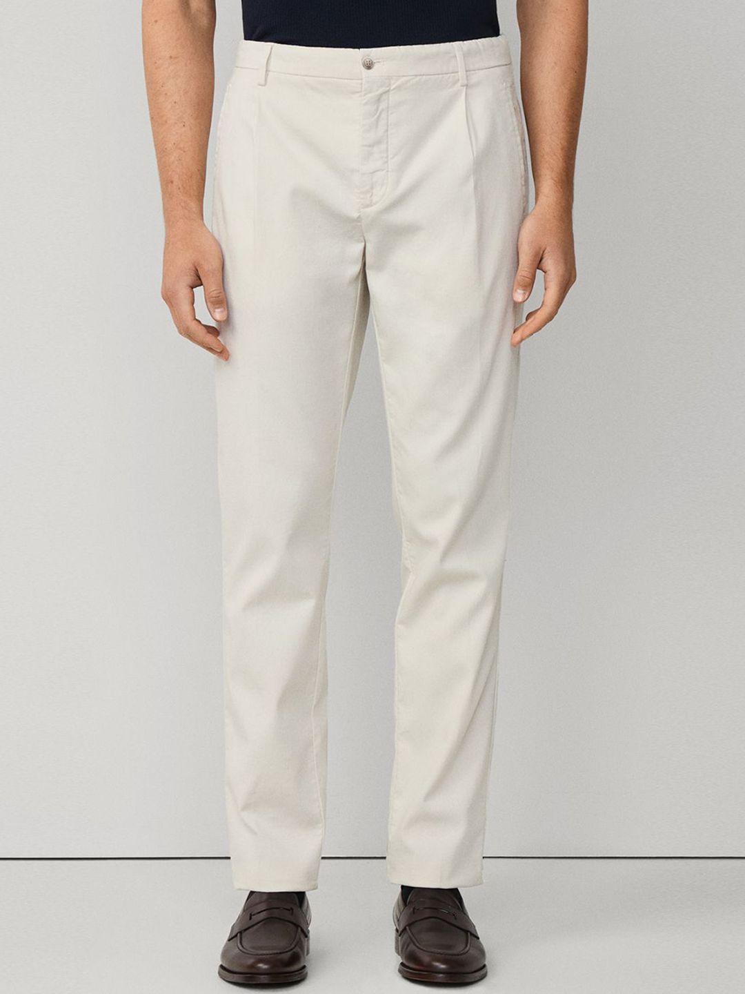 HACKETT LONDON Men Regular Fit Mid-Rise Cotton Trouser-picture-58