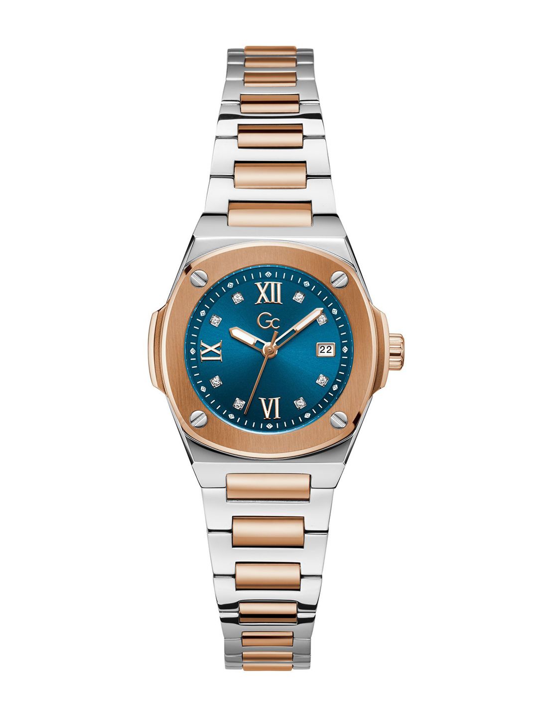 GC Coussin Shape Mini Women Bracelet Style Straps Analogue Watch Z12011L7-image-32