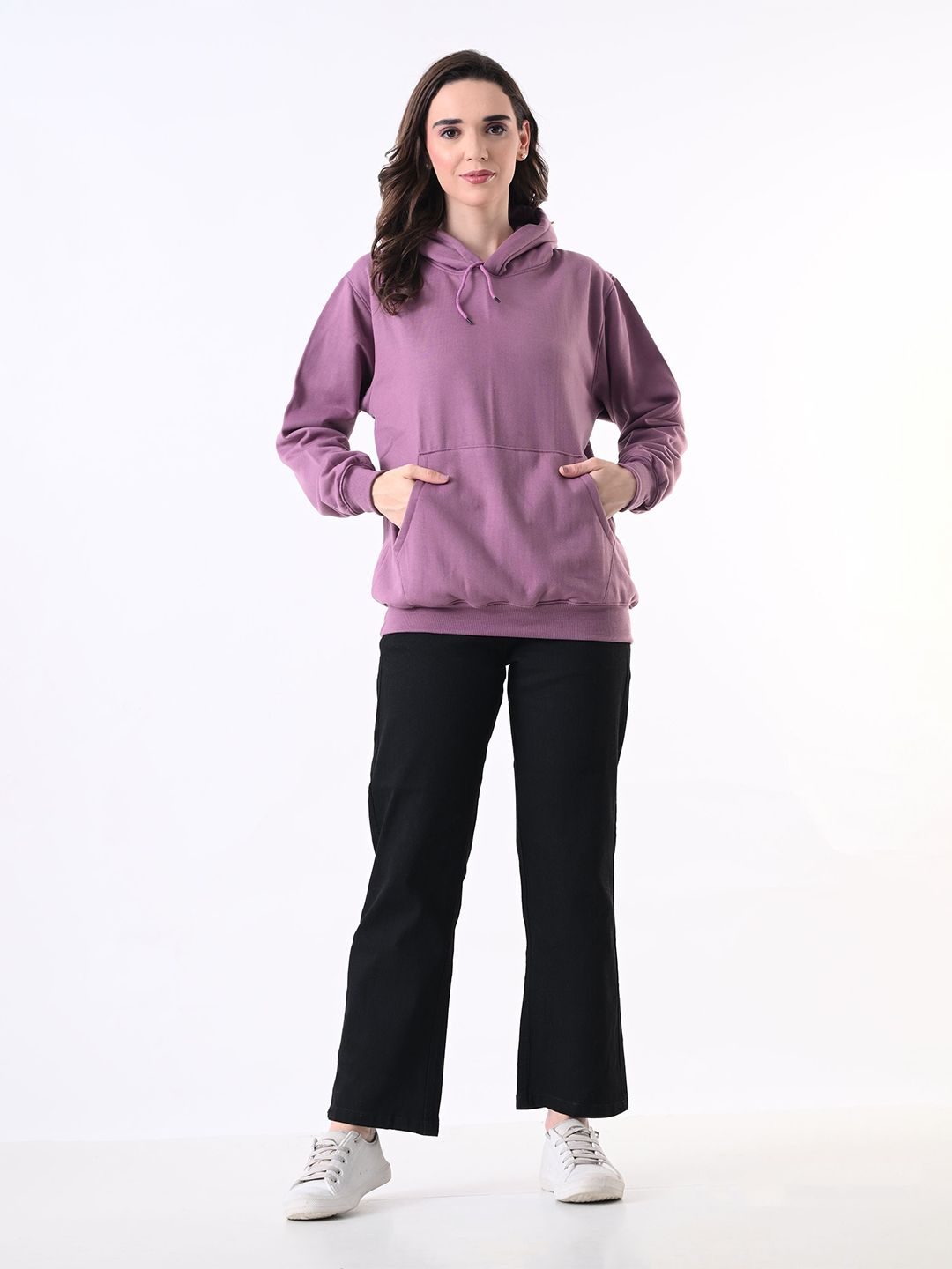 BAESD Women Hooded Neck Long Sleeve Sweatshirt-picture-56