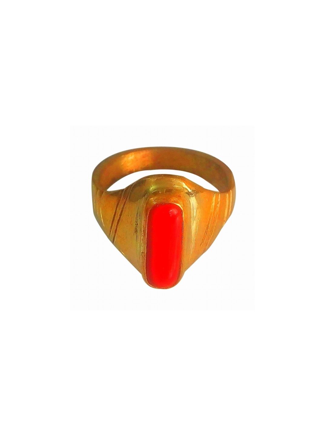 RAVIOUR LIFESTYLE Unisex Silver-Plated 5 Dhaatu Coral Finger Ring-picture-33