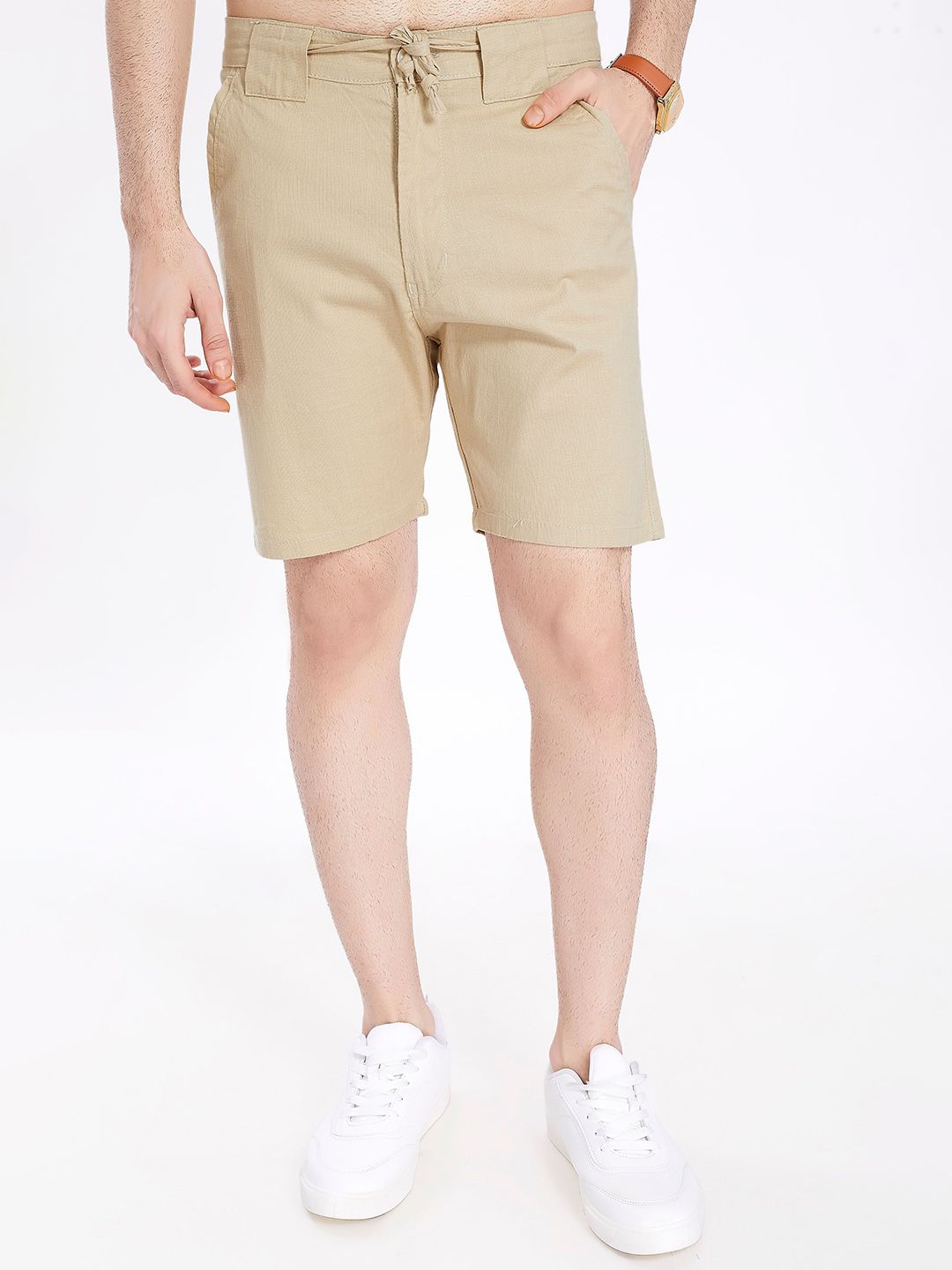 THE BEETEL HOUSE Men Solid Relaxed Fit Shorts-picture-31