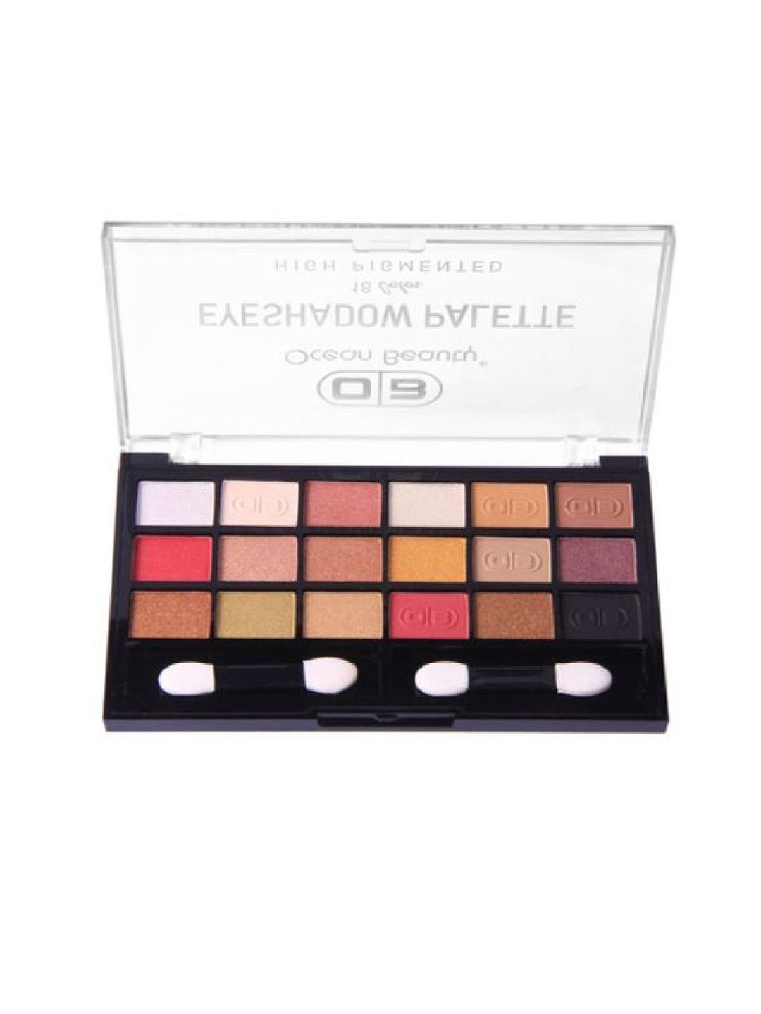 OB Ocean Beauty 18 Colour High Pigmented Eyeshadow Palette - Shade-01-picture-41