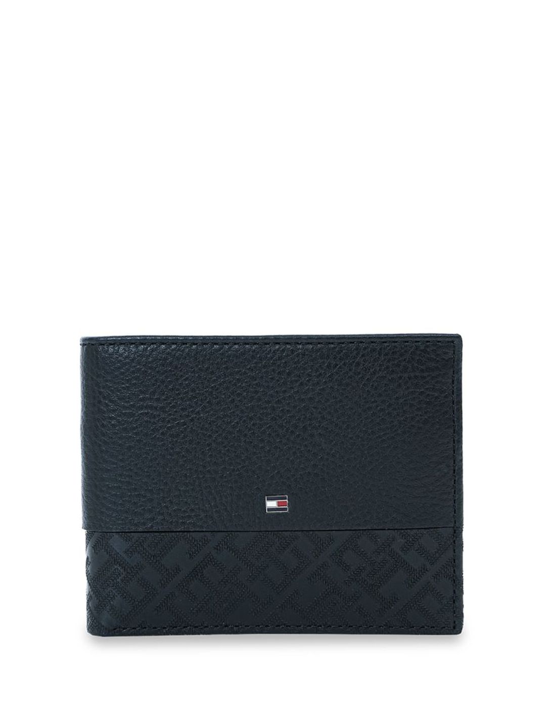 Tommy Hilfiger Men Textured Leather Two Fold Wallet with SIM Card Holder-image-27