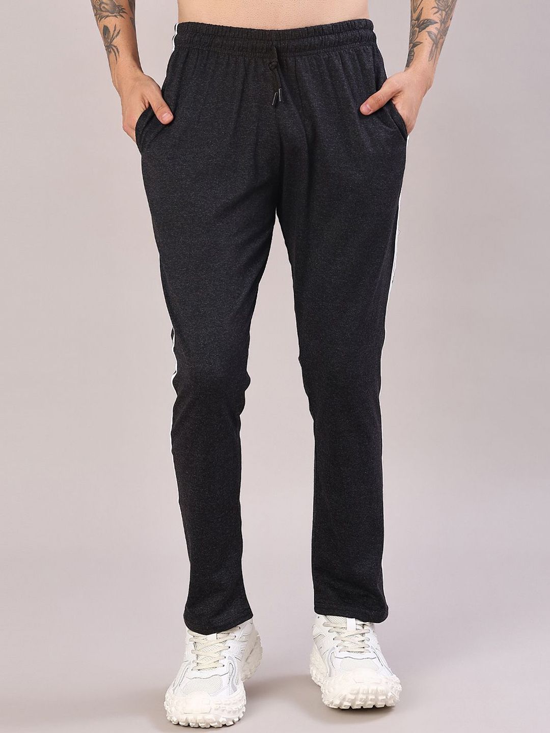 V-Mart Men Mid-Rise Cotton Track Pants-picture-14