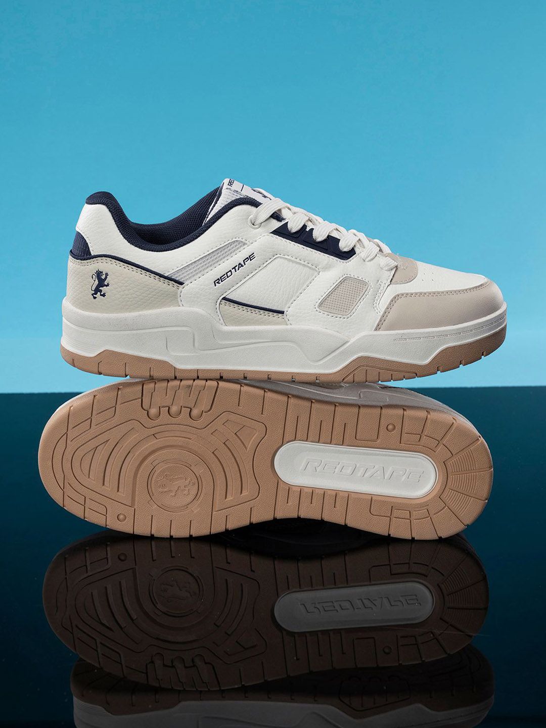 Red Tape Down Town Dapper Men Colourblocked Lace-Ups Sneakers Shoes