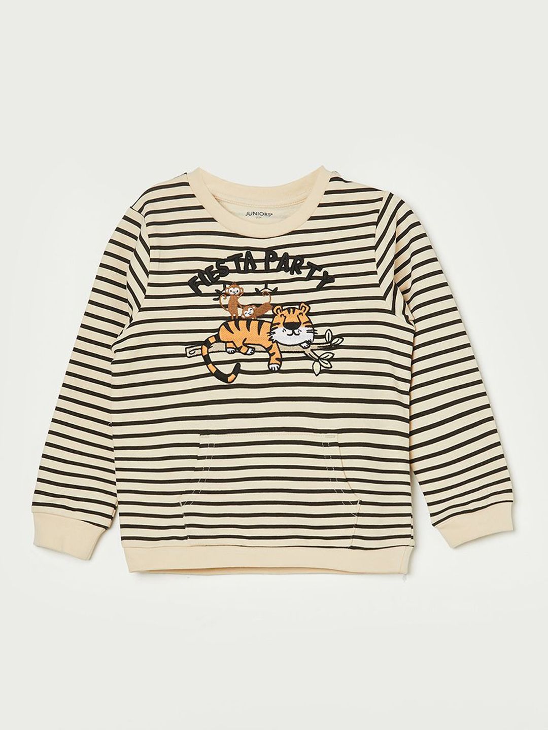 Juniors by Lifestyle Boys Cotton Striped Pullover Sweatshirt-image-37