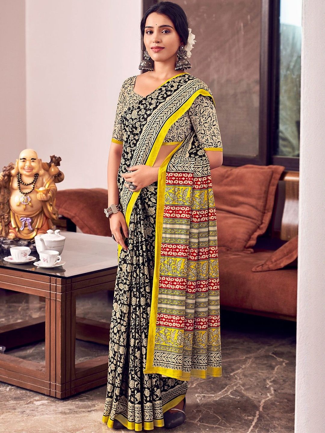 all about you Women Floral printed Saree-picture-40