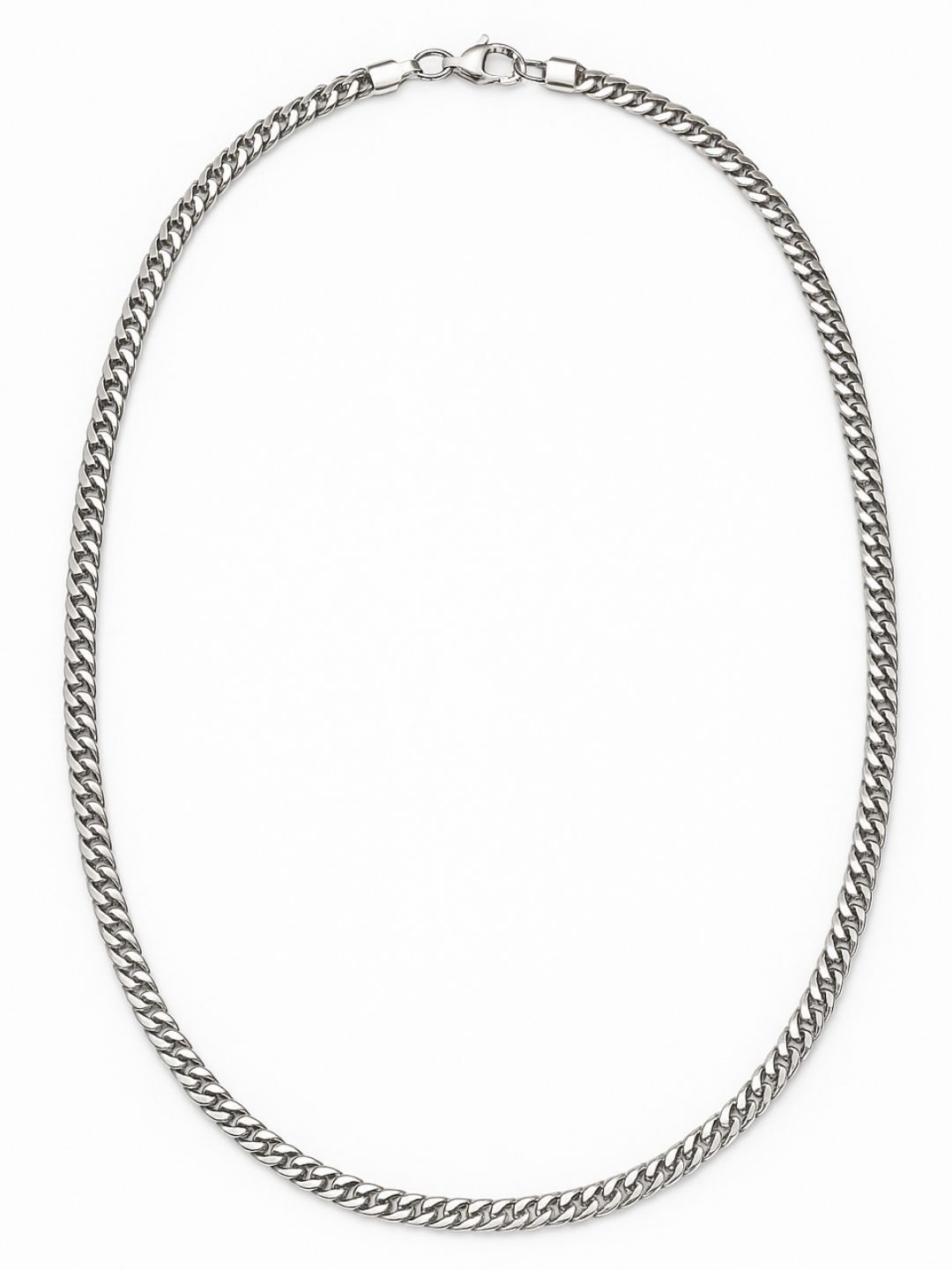 N3VO Men Stainless Steel Silver-Plated Chain-picture-43