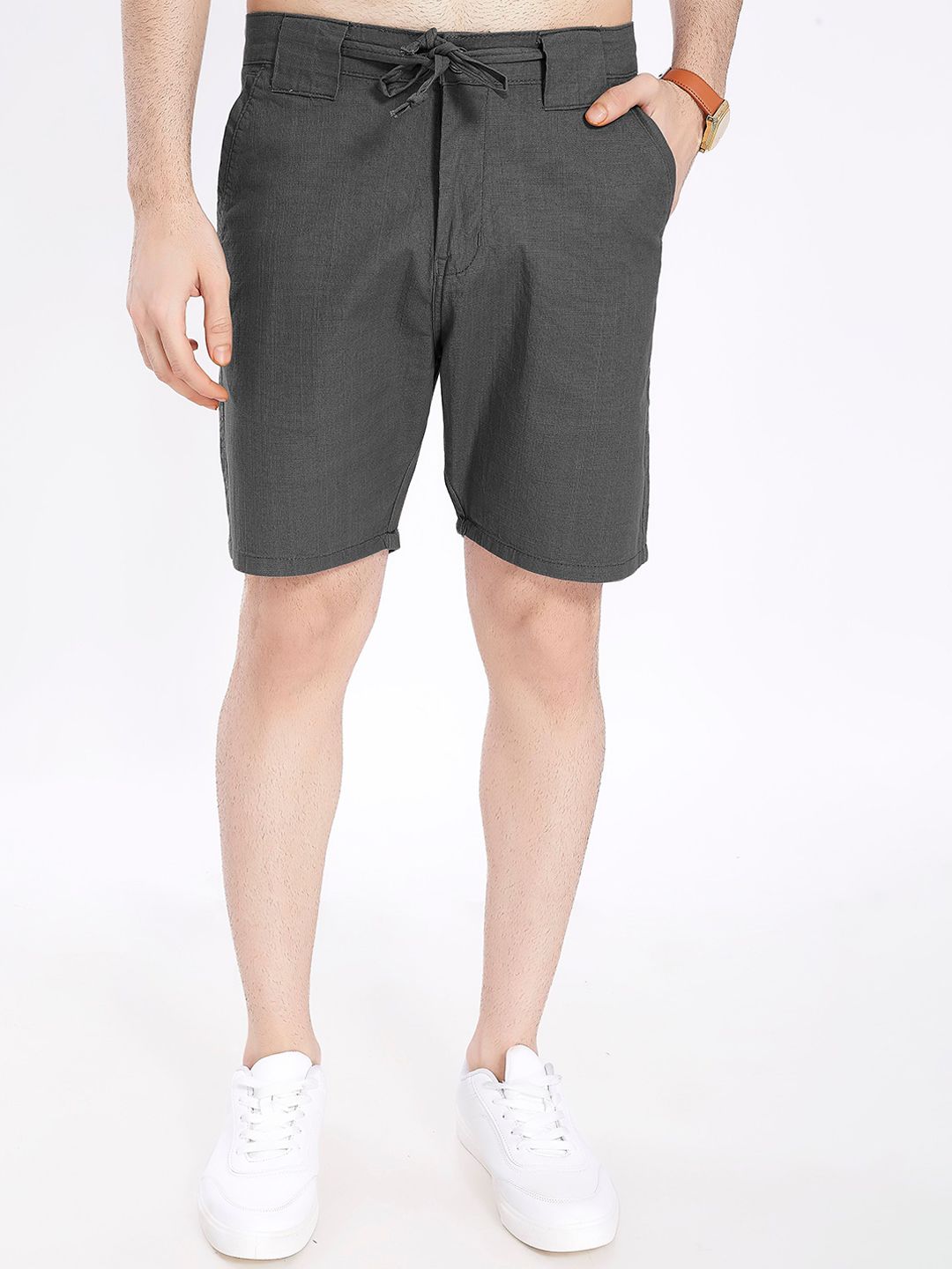 THE BEETEL HOUSE Men Relaxed Fit Mid-Rise Shorts-picture-35