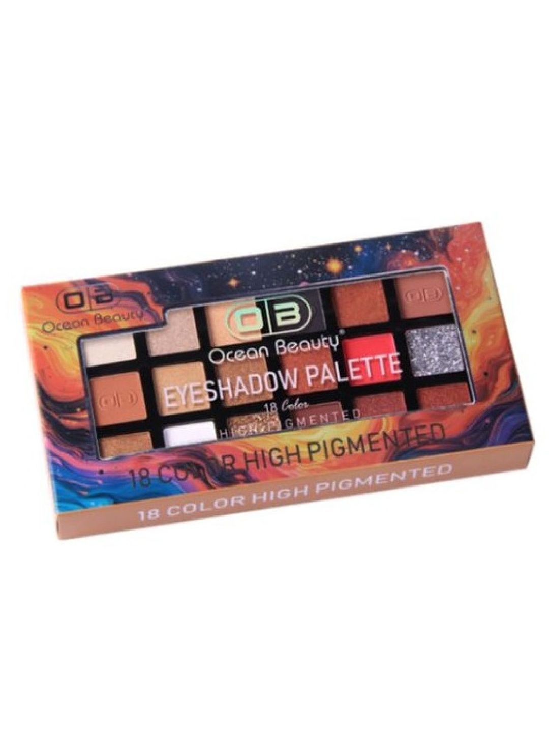 OB Ocean Beauty 18 Colour High Pigmented Eyeshadow Palette - Shade-02-picture-16